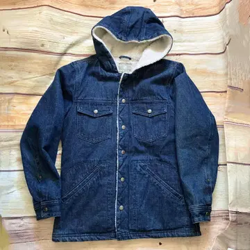 나노 유니버스 데님 런치 자켓 후드 보아 S