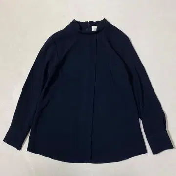 새상품급 EFFE BEAMS 프론트 플리츠 블라우스 세탁 가능 38