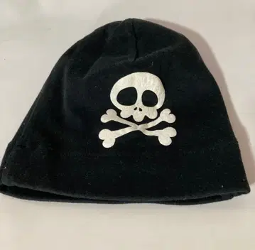 스컬 로고 비니 00s y2k