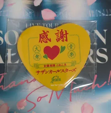 사잔 올스타즈 THANK YOU SO 배지