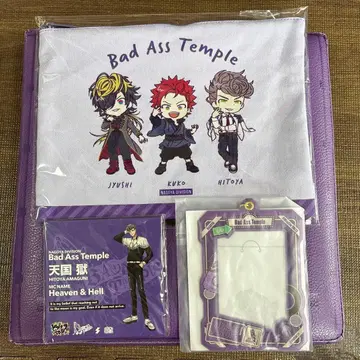 Bad Ass Temple 플랫 파우치 메모지 카드 홀더