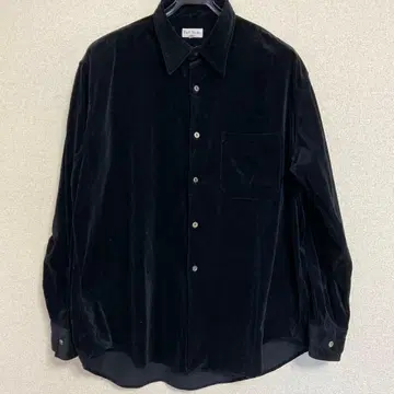 폴스미스 런던 블랙 벨루어 셔츠