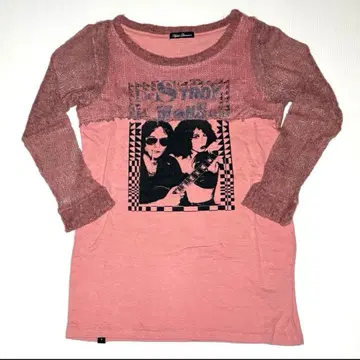 hysteric glamour 핑크 긴팔 T셔츠