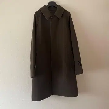 싱글 브레스 코트 다크 브라운 남성용 M 사이즈