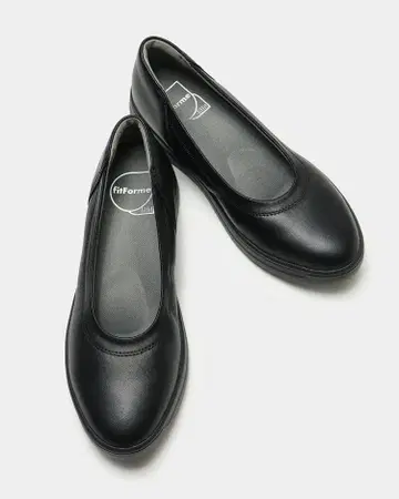 사용 1회! fitfit 가죽 발레 스니커즈 LITE 24cm 블랙