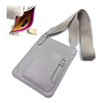 [ 미사용급 ] ADMJ 숄더백 멀티 파우치 모바일 파우치 그레이