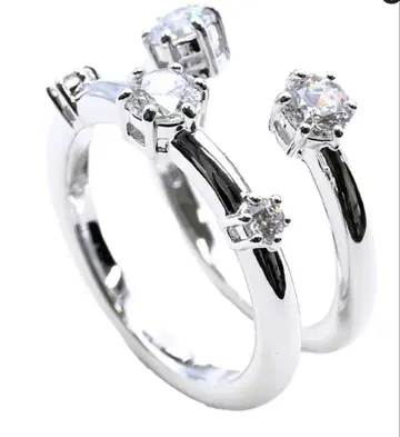 스와로브스키 반지 반지 11호 Constella 콘스텔라 실버