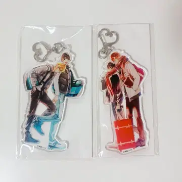 사사키와 미야노 히라노와 카기우라 빅 아크릴 키링