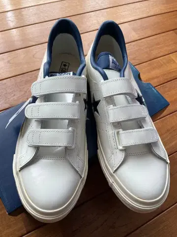 ALL STAR 벨크로 스니커즈 화이트/네이비