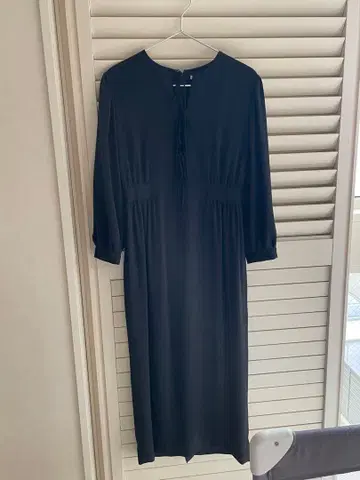 Greed international 블랙 롱 원피스