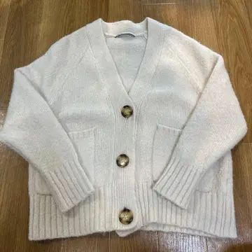 ZARA 베이지 가디건 S 사이즈
