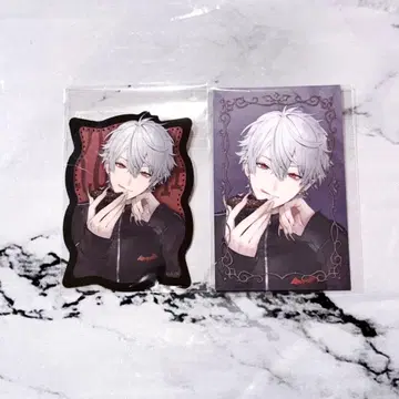 니지산지 쿠츠하 팝업 금박 포토 카드 스티커