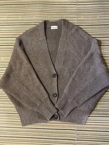 tsukuru&lin 리브 오버 사이즈 가디건