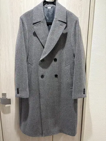 무슈 니콜 extra 체스터 코트 더블 그레이 46 사이즈 새상품급