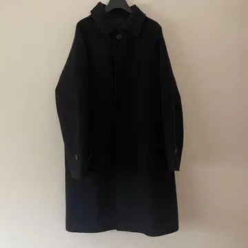 UNIQLO 멜톤 싱글 브레스티드 코트 남성용 M 사이즈