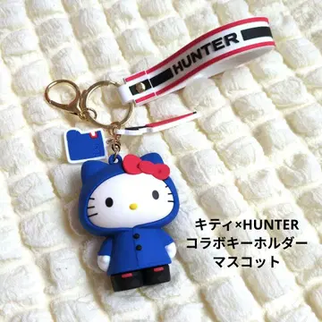 산리오 키티 HUNTER 한정판 콜라보 키링 마스코트