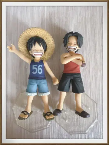 원피스 루피 에이스 피규어 세트