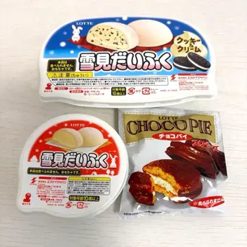 레어 스퀴즈 유키미다이후쿠 쿠키 앤 크림 초코파이 새상품급