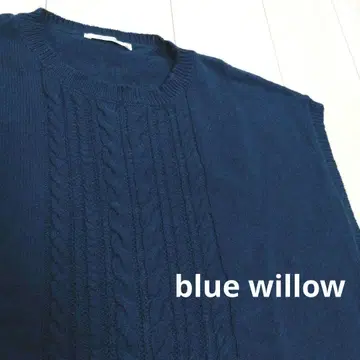 [ blue willow ] 니트 베스트