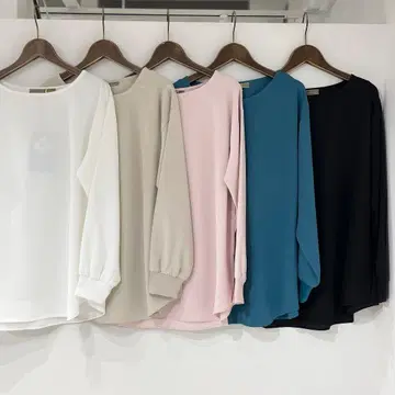 미사용 새상품 안나 리 데신 블라우스 이시카와 라보 베이지