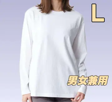 리라이브 무지 긴팔 이너 리커버리 의류 화이트 남녀 공용 L 사이즈