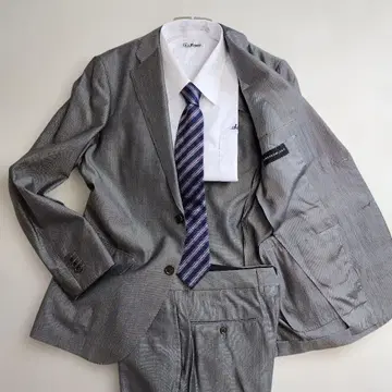 투모로우랜드 비즈니스 정장 셋업 그레이 실크 혼방 46