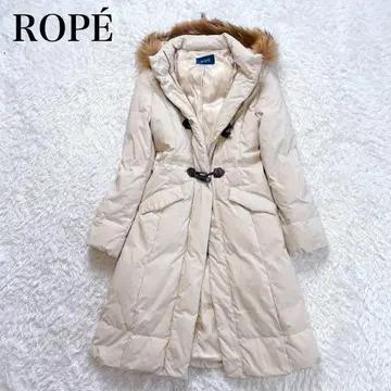 로페 더플 다운 롱 코트 라쿤 퍼 2way