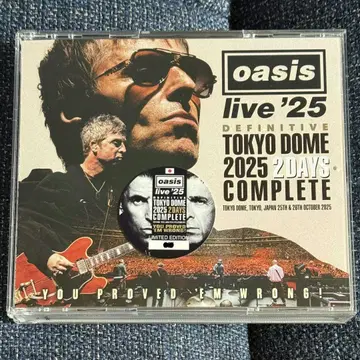 Oasis 도쿄돔 이틀간 티켓 DVD 포함