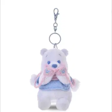 푸우 봉제 인형 키링 키체인 핑크 x 블루