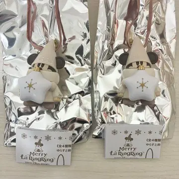 릴루리루 오너먼트 화이트 캡슐 토이 디즈니 크리스마스 2025