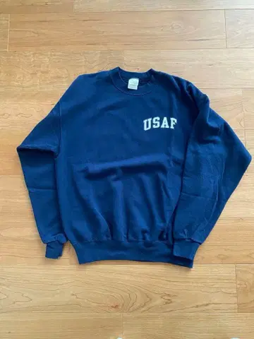 90s USA제 M.J. SOFFE USAF 로고 트레이닝복 L 네이비