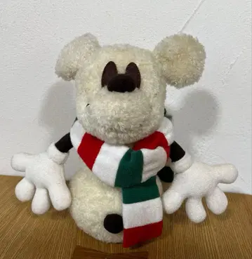 레트로 디즈니 크리스마스 미키마우스 눈사람