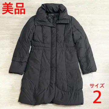 PREMIUM BY VICKY 롱 다운 코트 블랙 블랙