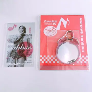 SnowMan ON 사쿠마 다이스케 클리어 스티커 거울 스티커