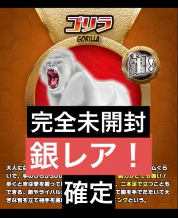 [ 미개봉 새상품 ] 슈퍼 애니멀&co 고릴라 은 레어 앤드코