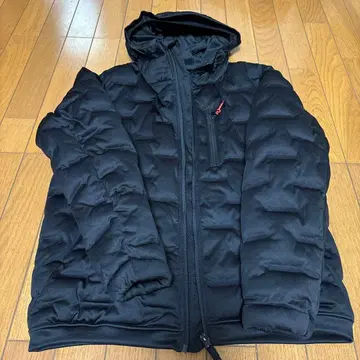 블랙 다운 자켓 M 워크맨