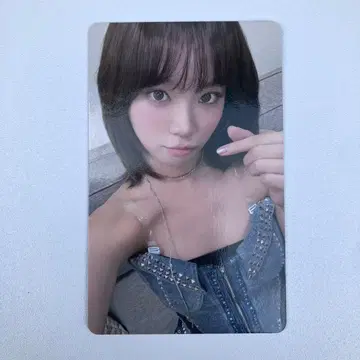 르세라핌 도쿄돔 회장 한정판 FC 트레이딩 카드 채원