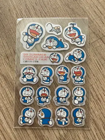 [ 미사용품 ] 도라에몽 미니씰 소학관 여름 코믹 페어