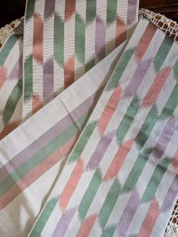 반폭 오비 하카타 오리 코부쿠로 오비 순수 실크 기모노 새상품급