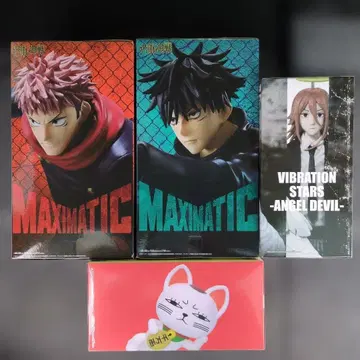 최신 프라이스 피규어 4개 세트 다단다단 원펀맨 주술회전