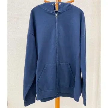 FRUIT OF THE LOOM 사이즈 XL 무지 지퍼 후드티 맨투맨