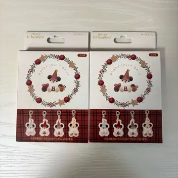 디즈니 크리스마스 릴린링 키체인 (미개봉) 2세트