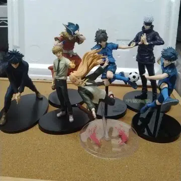 애니메이션 캐릭터 피규어 7개 세트 박스 없음