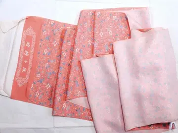 순수 실크 옷감 레이스이 코몬 염색