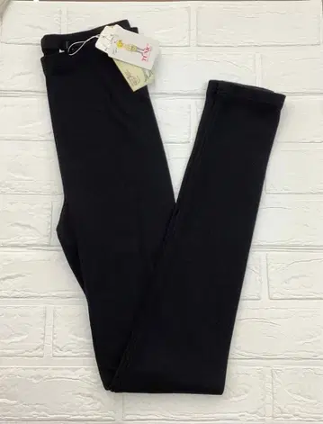카모이 요코 TUNIC 면실크 포근하고 따뜻한 레깅스 발목 길이 블랙
