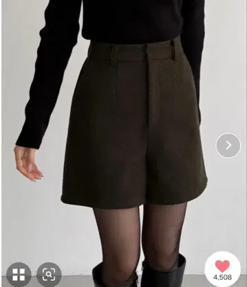 callautia 멜톤 숏팬츠 하이웨스트 숏팬츠