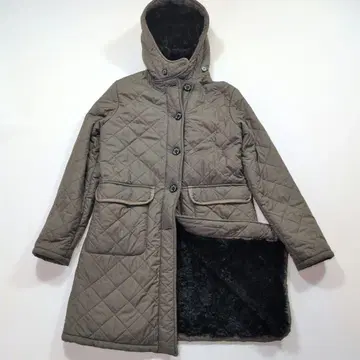 매킨토시 영국제 보아 퀼팅 코트 올리브 38 L 사이즈 상당