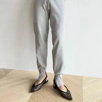 시루무린 스무스 하이웨스트 조거 팬츠