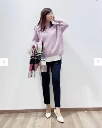 새상품급 PLUS STYLE 스틱 팬츠 웜 리저브 블랙 S