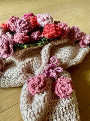 핸드메이드 꽃다발 담요 멀티 커버